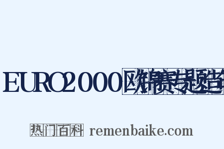 EURO2000欧锦赛专题造句是什么意思的图片